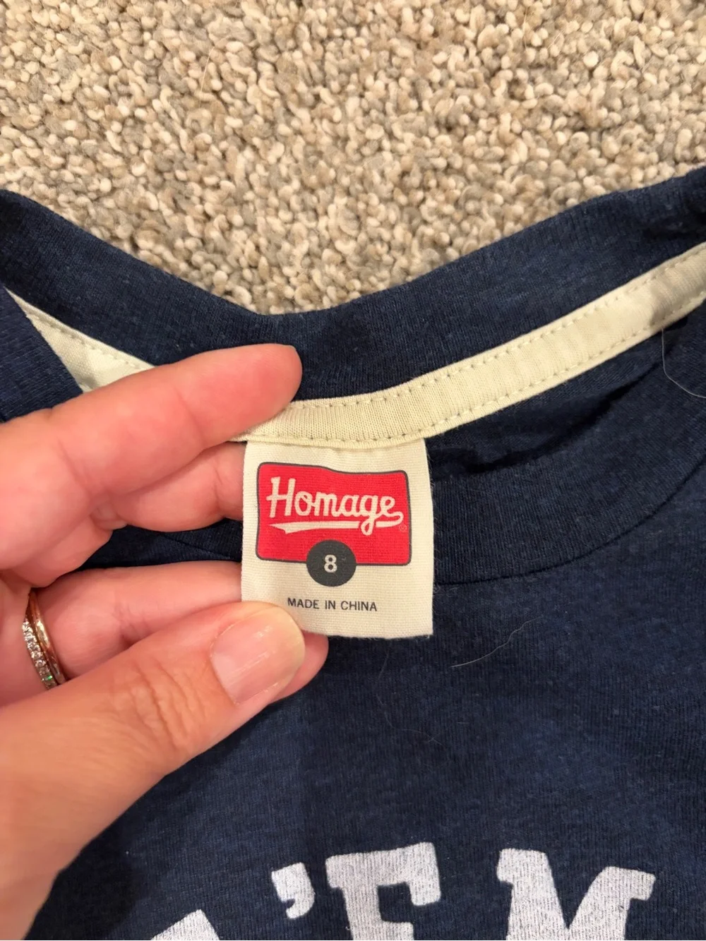 HOMAGE navy short
